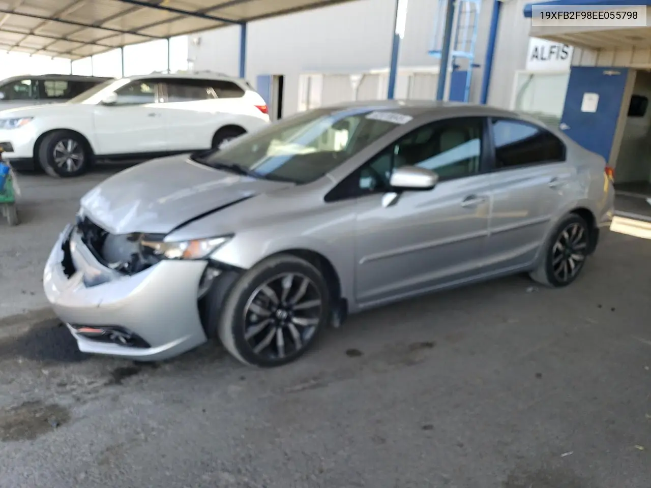 2014 Honda Civic Exl VIN: 19XFB2F98EE055798 Lot: 62418845