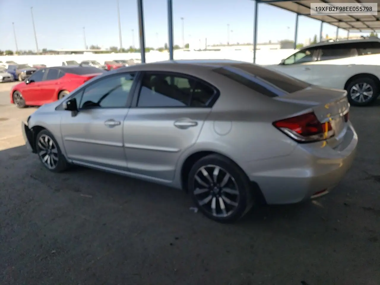2014 Honda Civic Exl VIN: 19XFB2F98EE055798 Lot: 62418845
