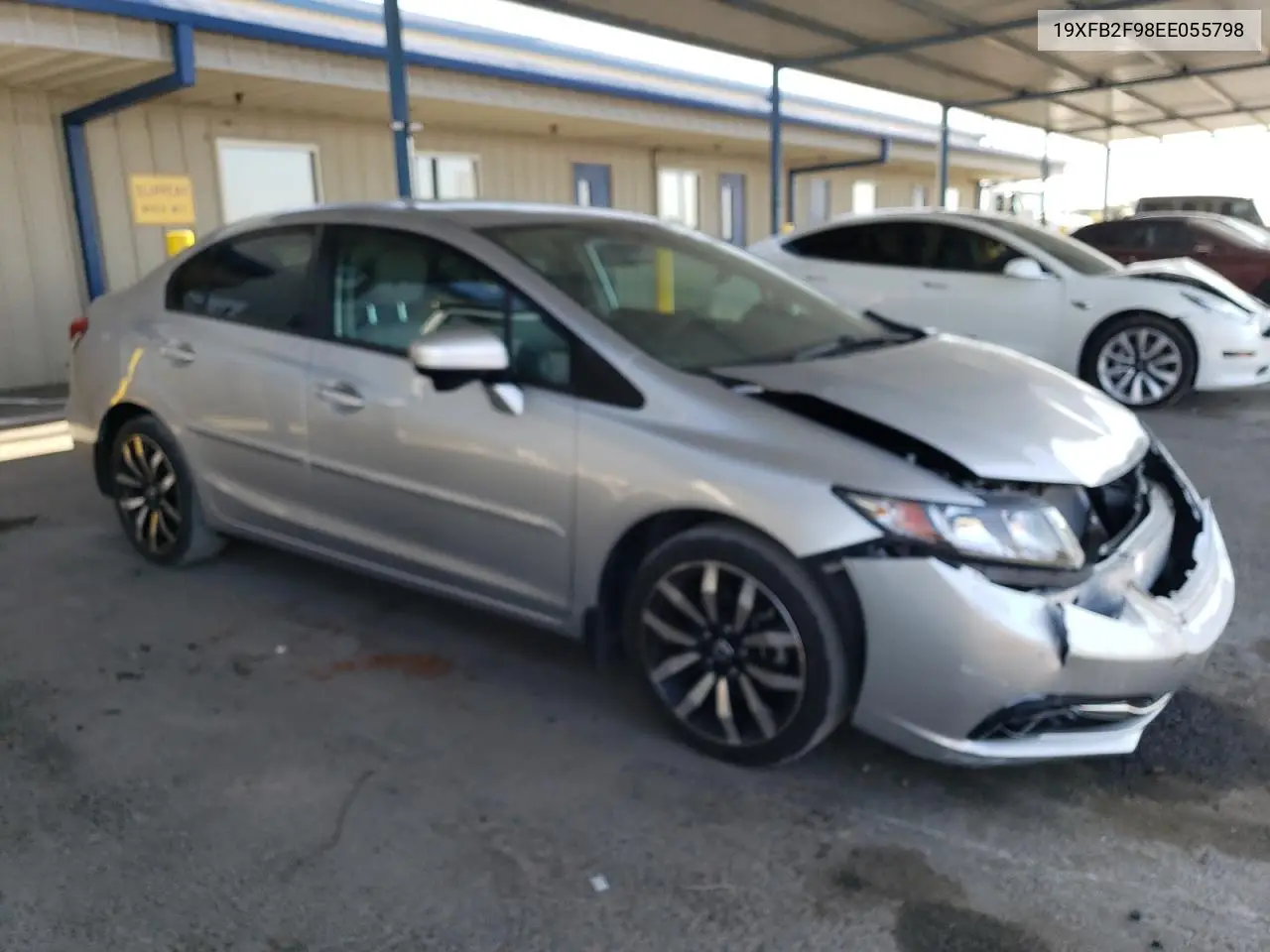 2014 Honda Civic Exl VIN: 19XFB2F98EE055798 Lot: 62418845