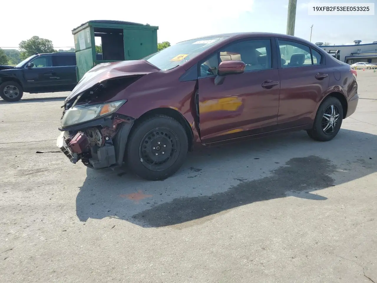2014 Honda Civic Lx VIN: 19XFB2F53EE053325 Lot: 62477215