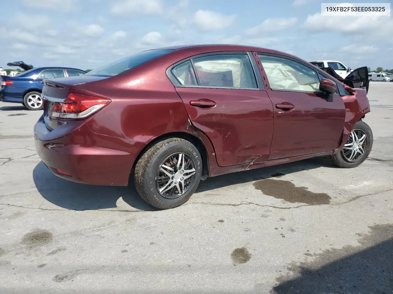2014 Honda Civic Lx VIN: 19XFB2F53EE053325 Lot: 62477215