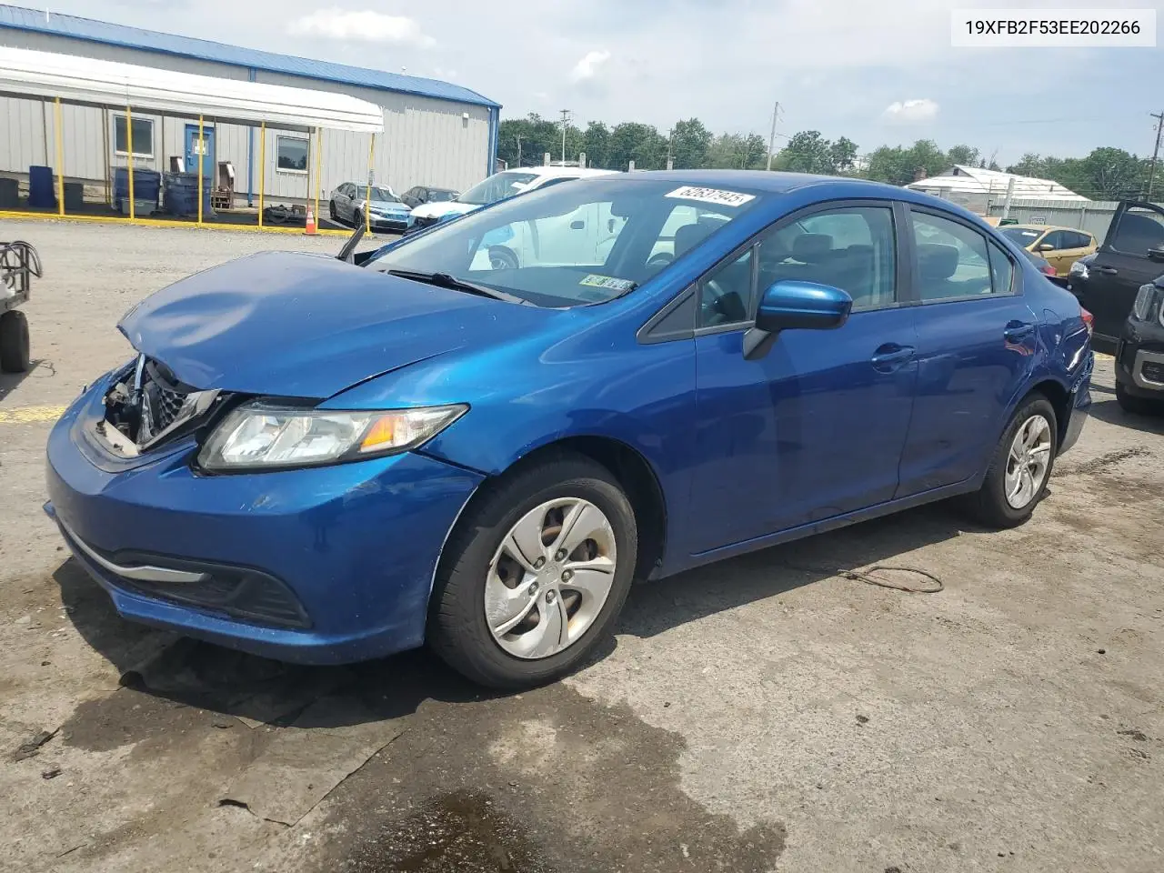 2014 Honda Civic Lx VIN: 19XFB2F53EE202266 Lot: 62637945