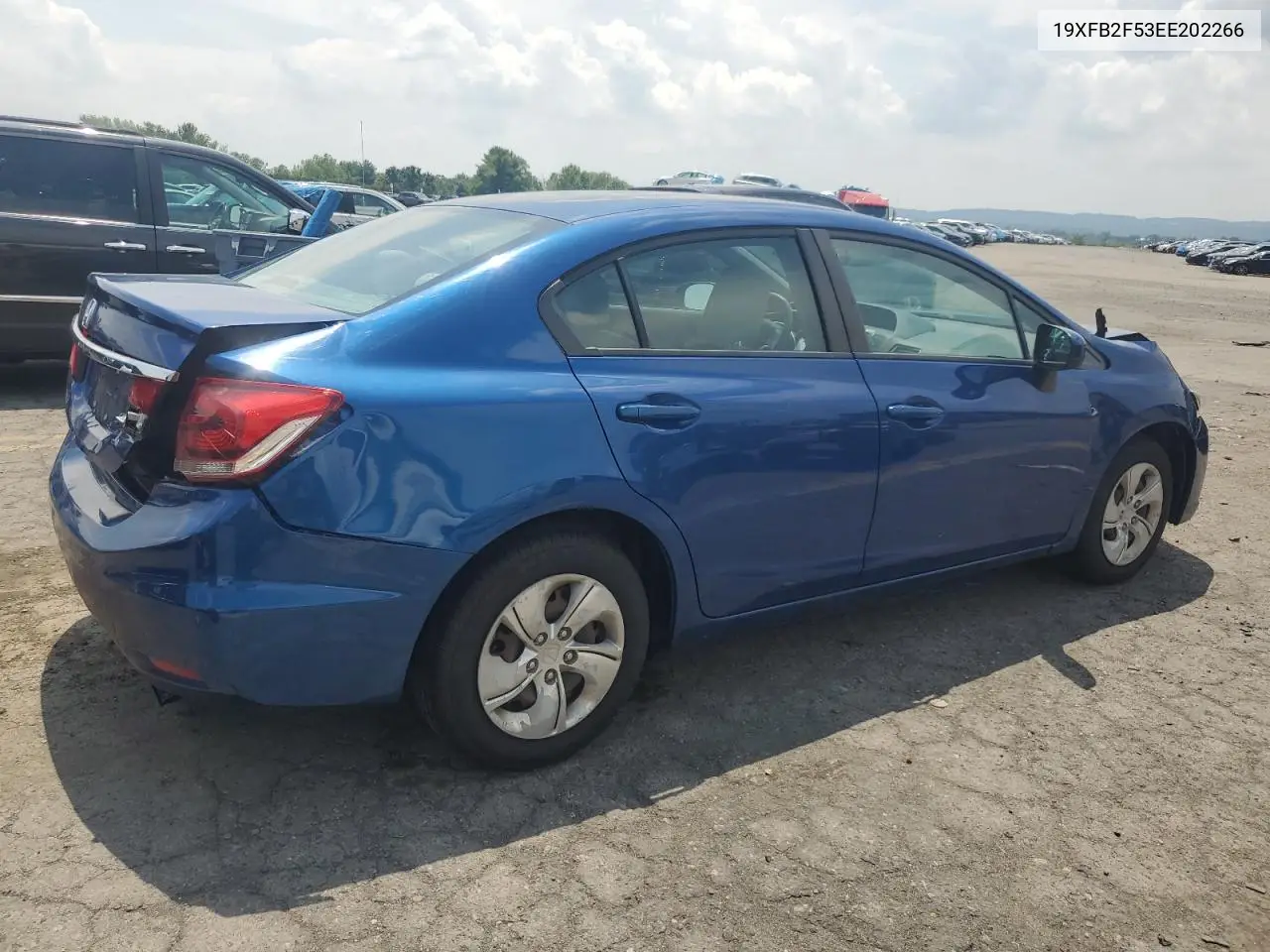 2014 Honda Civic Lx VIN: 19XFB2F53EE202266 Lot: 62637945