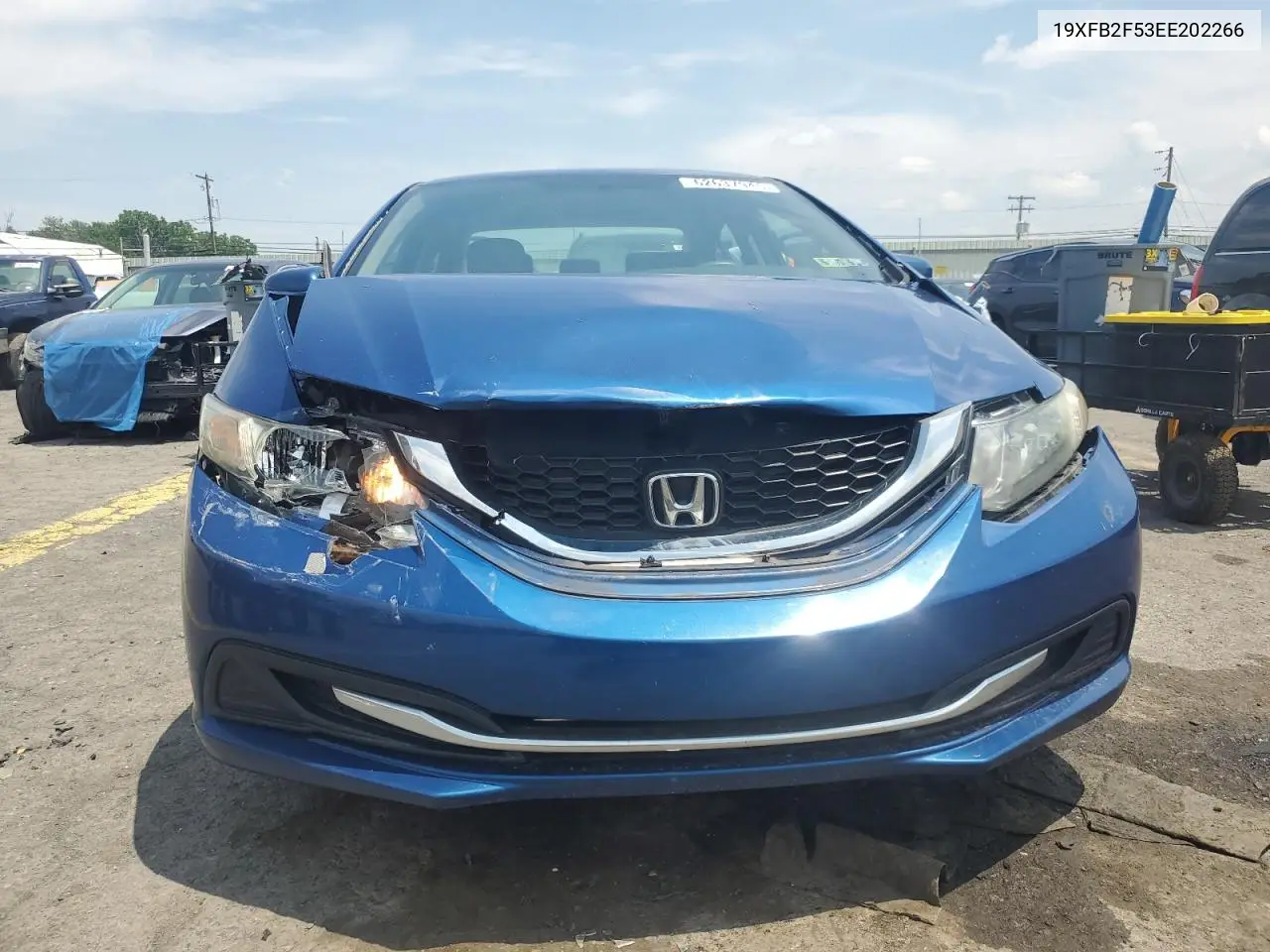 2014 Honda Civic Lx VIN: 19XFB2F53EE202266 Lot: 62637945