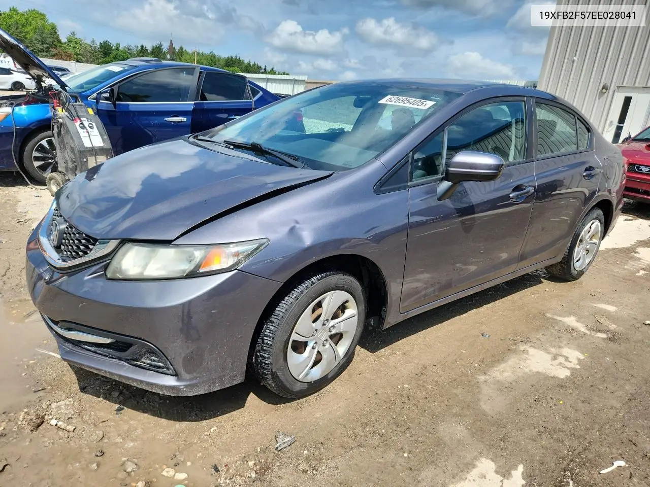 2014 Honda Civic Lx VIN: 19XFB2F57EE028041 Lot: 62695405