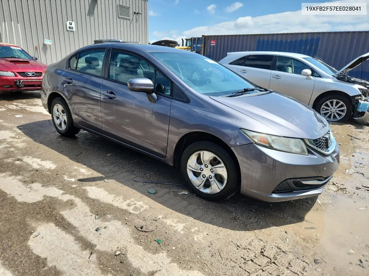 2014 Honda Civic Lx VIN: 19XFB2F57EE028041 Lot: 62695405
