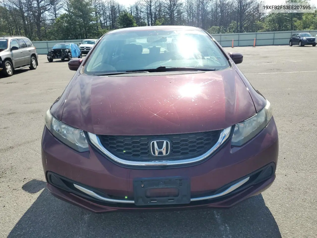 2014 Honda Civic Lx VIN: 19XFB2F53EE207595 Lot: 62738375