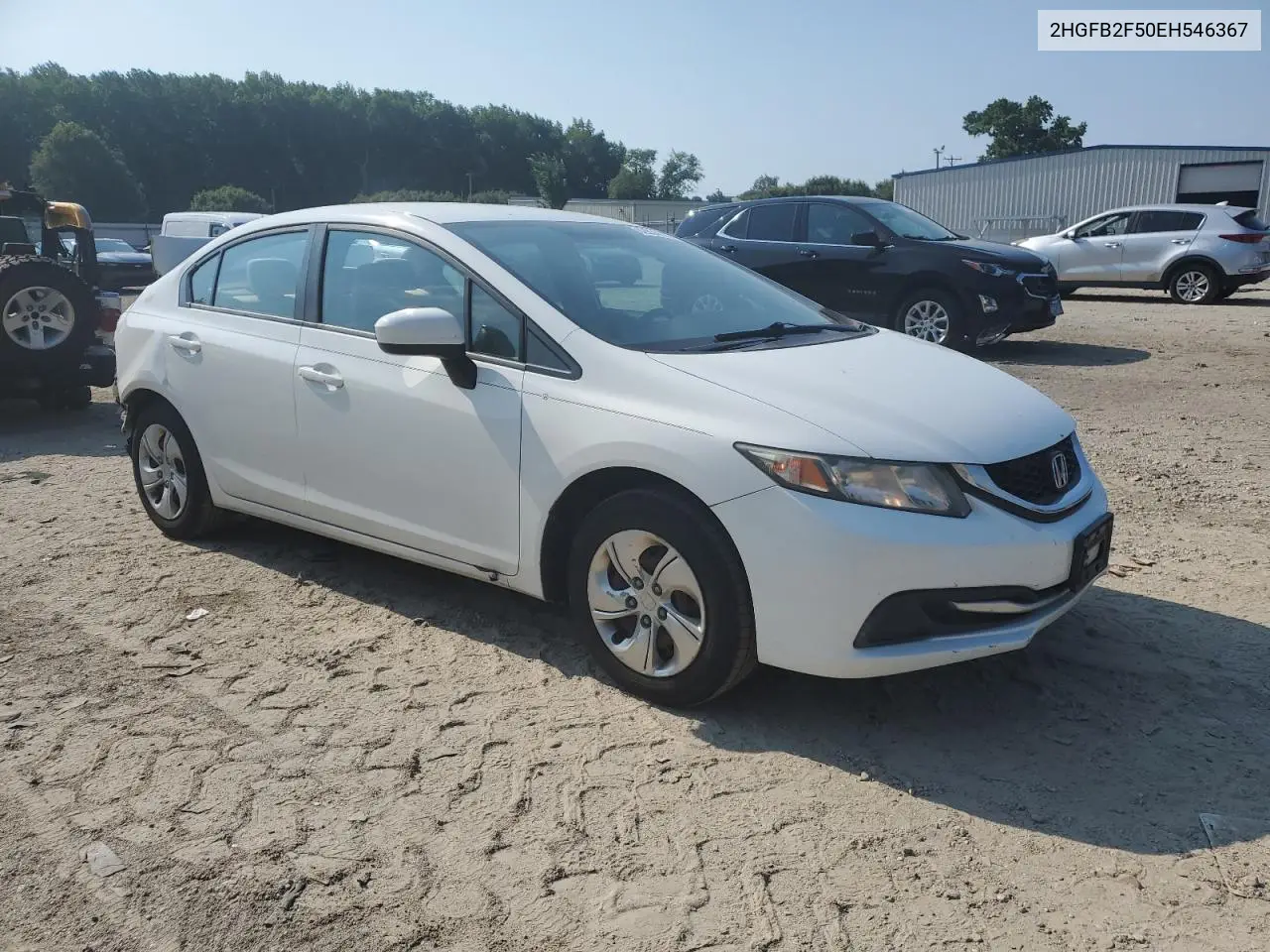 2014 Honda Civic Lx VIN: 2HGFB2F50EH546367 Lot: 62834185