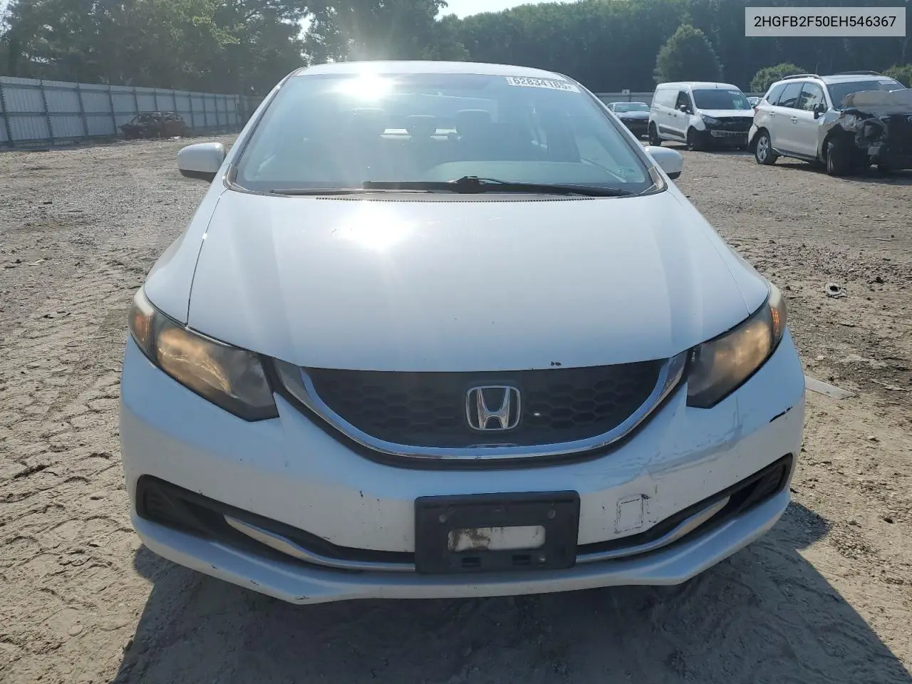 2014 Honda Civic Lx VIN: 2HGFB2F50EH546367 Lot: 62834185