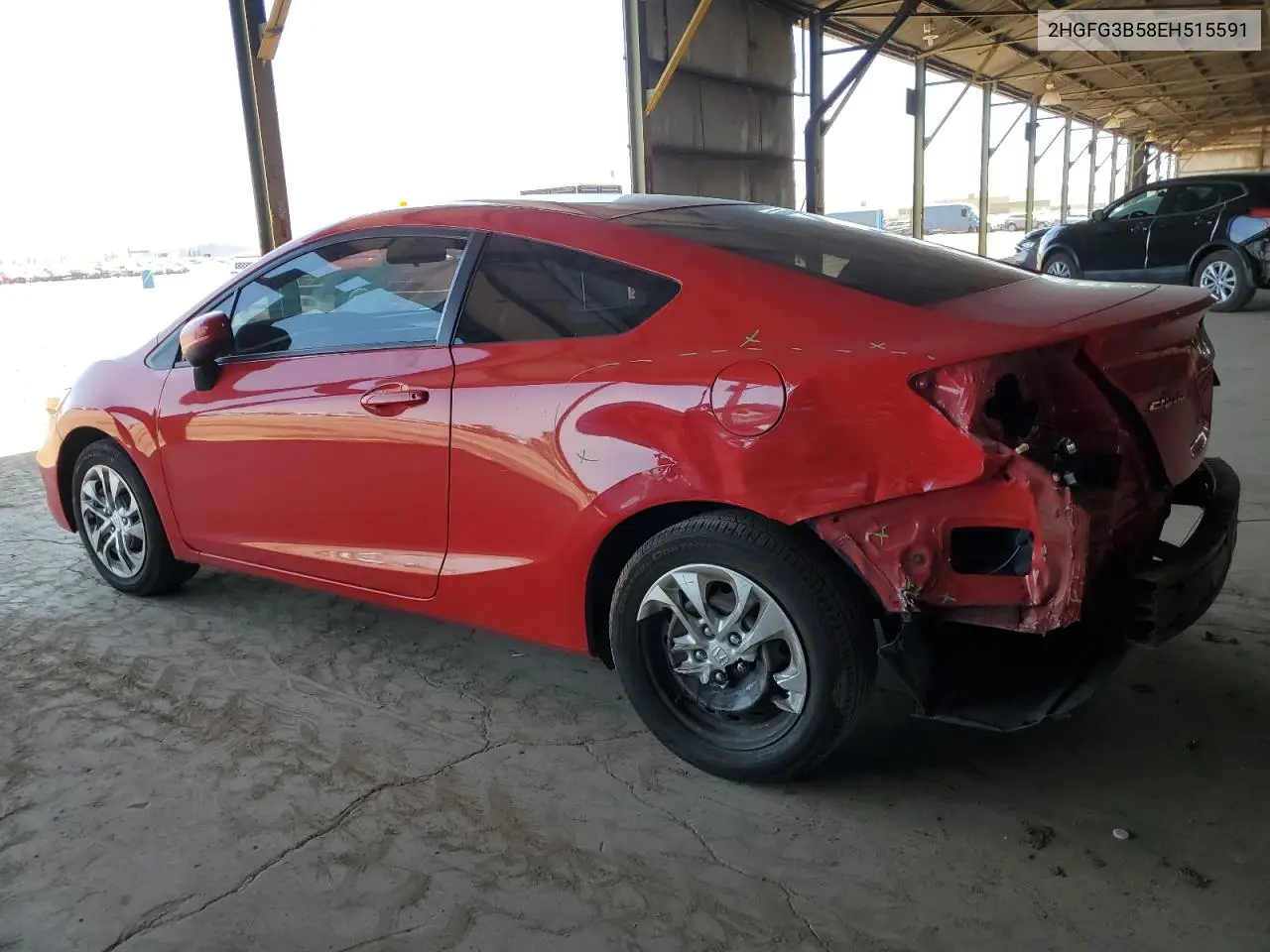 2014 Honda Civic Lx VIN: 2HGFG3B58EH515591 Lot: 63808155