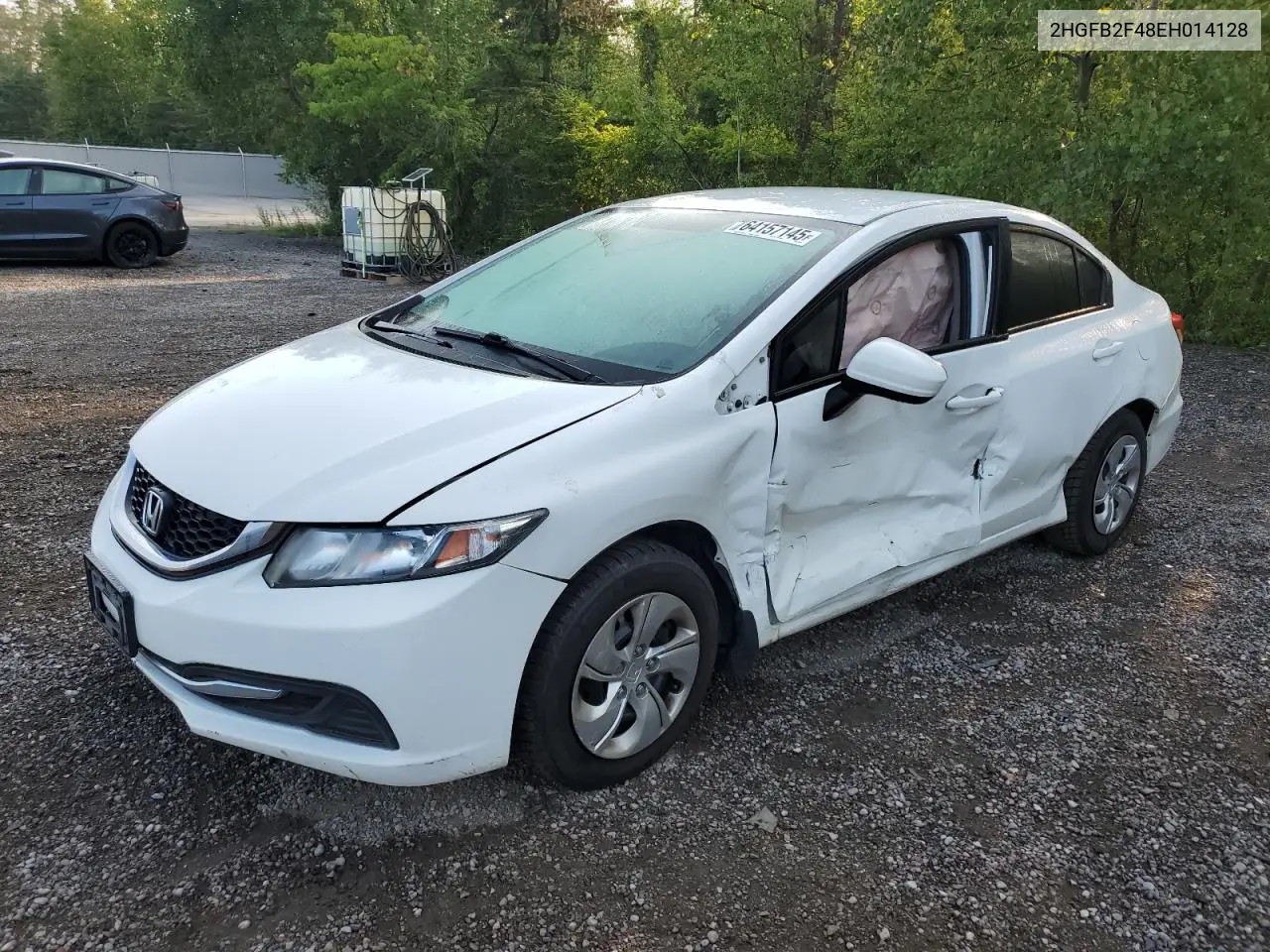 2014 Honda Civic Lx VIN: 2HGFB2F48EH014128 Lot: 64157145