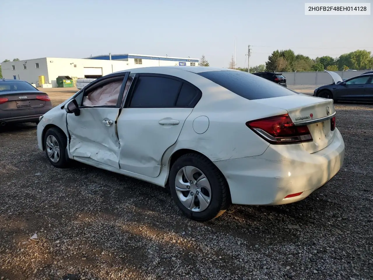 2014 Honda Civic Lx VIN: 2HGFB2F48EH014128 Lot: 64157145