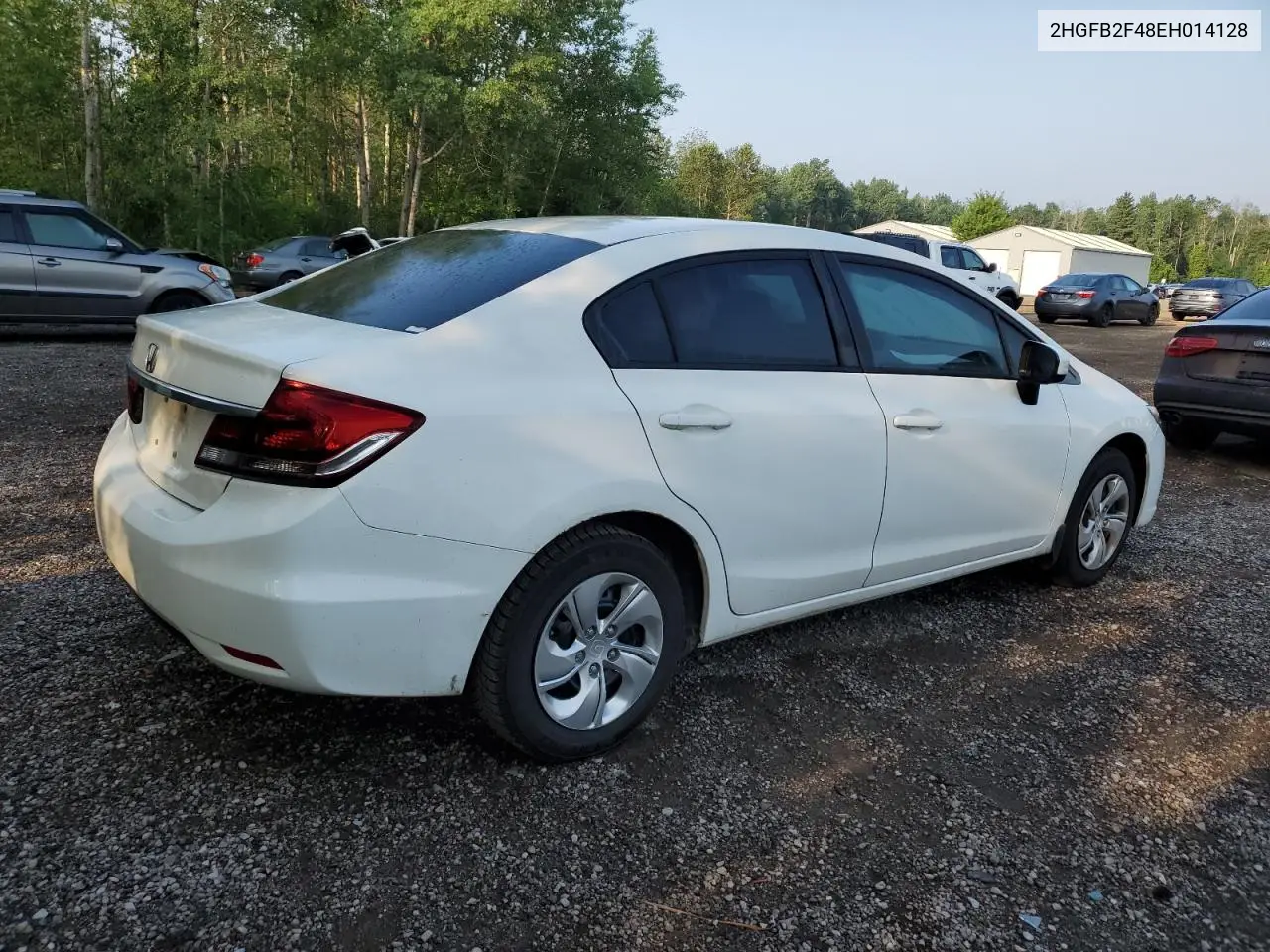 2014 Honda Civic Lx VIN: 2HGFB2F48EH014128 Lot: 64157145