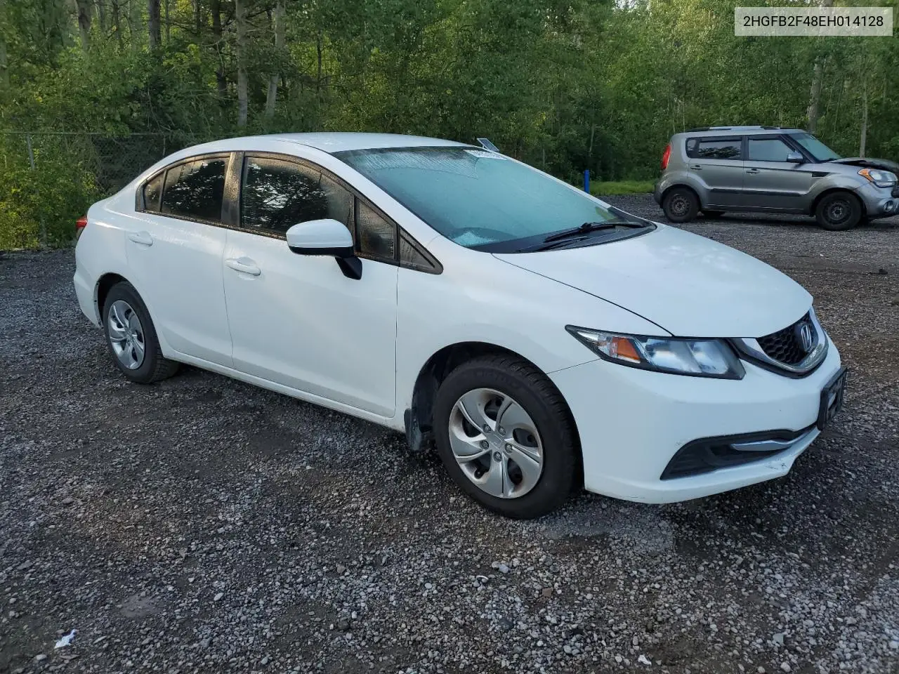 2014 Honda Civic Lx VIN: 2HGFB2F48EH014128 Lot: 64157145