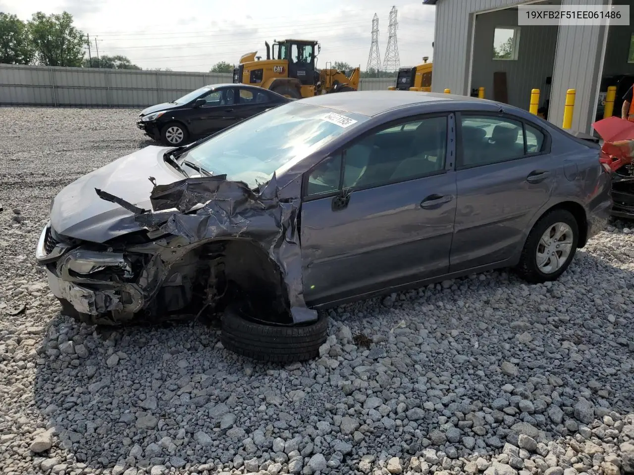 2014 Honda Civic Lx VIN: 19XFB2F51EE061486 Lot: 64221195