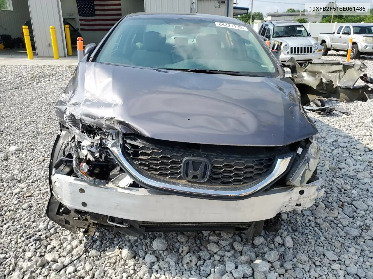 2014 Honda Civic Lx VIN: 19XFB2F51EE061486 Lot: 64221195