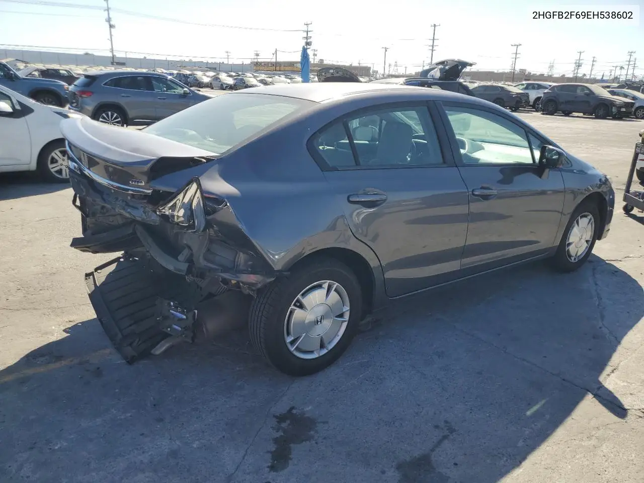 2014 Honda Civic Hf VIN: 2HGFB2F69EH538602 Lot: 64377005