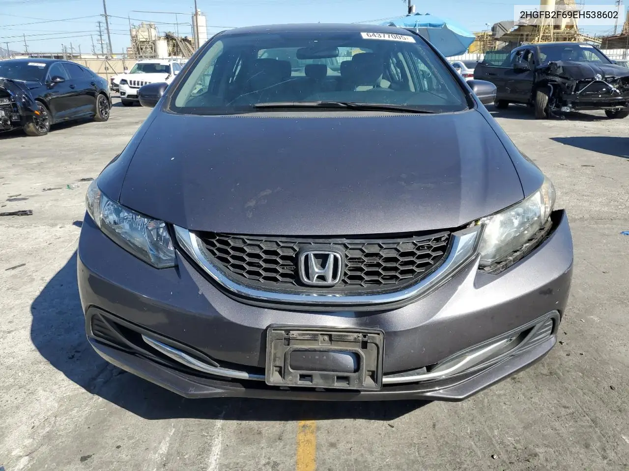 2014 Honda Civic Hf VIN: 2HGFB2F69EH538602 Lot: 64377005