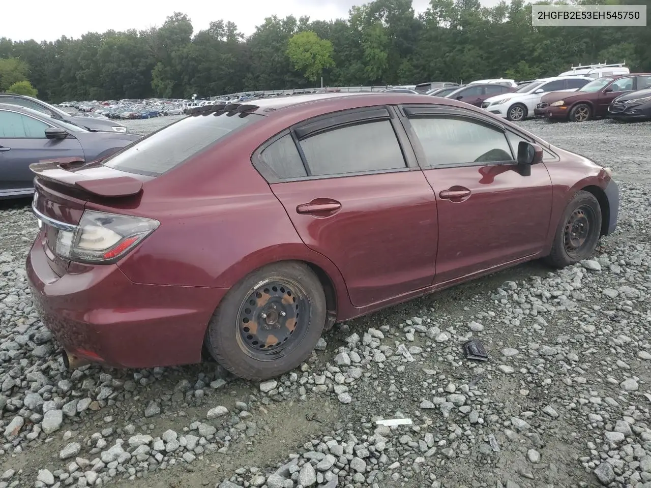 2hgfb2e53eh545750 2HGFB2E53EH545750 2014 Honda Civic Lx