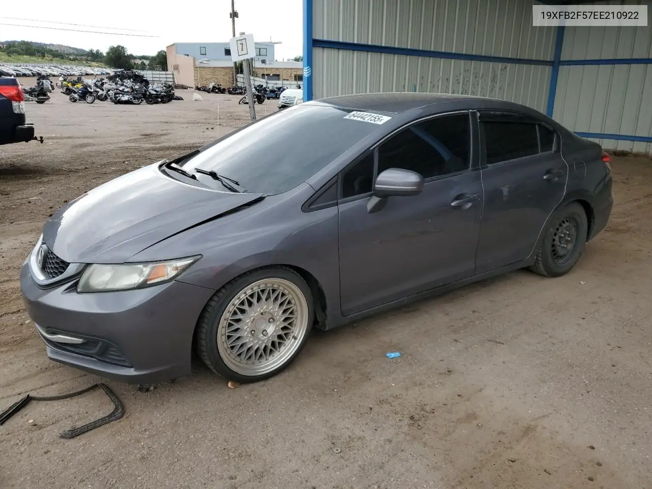 2014 Honda Civic Lx VIN: 19XFB2F57EE210922 Lot: 64442155