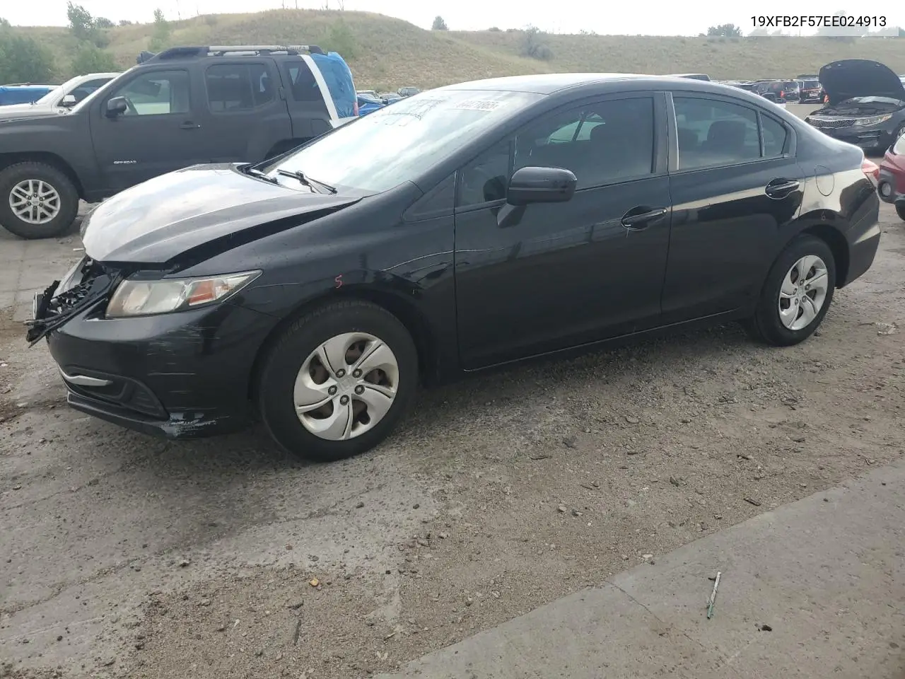 2014 Honda Civic Lx VIN: 19XFB2F57EE024913 Lot: 64471865
