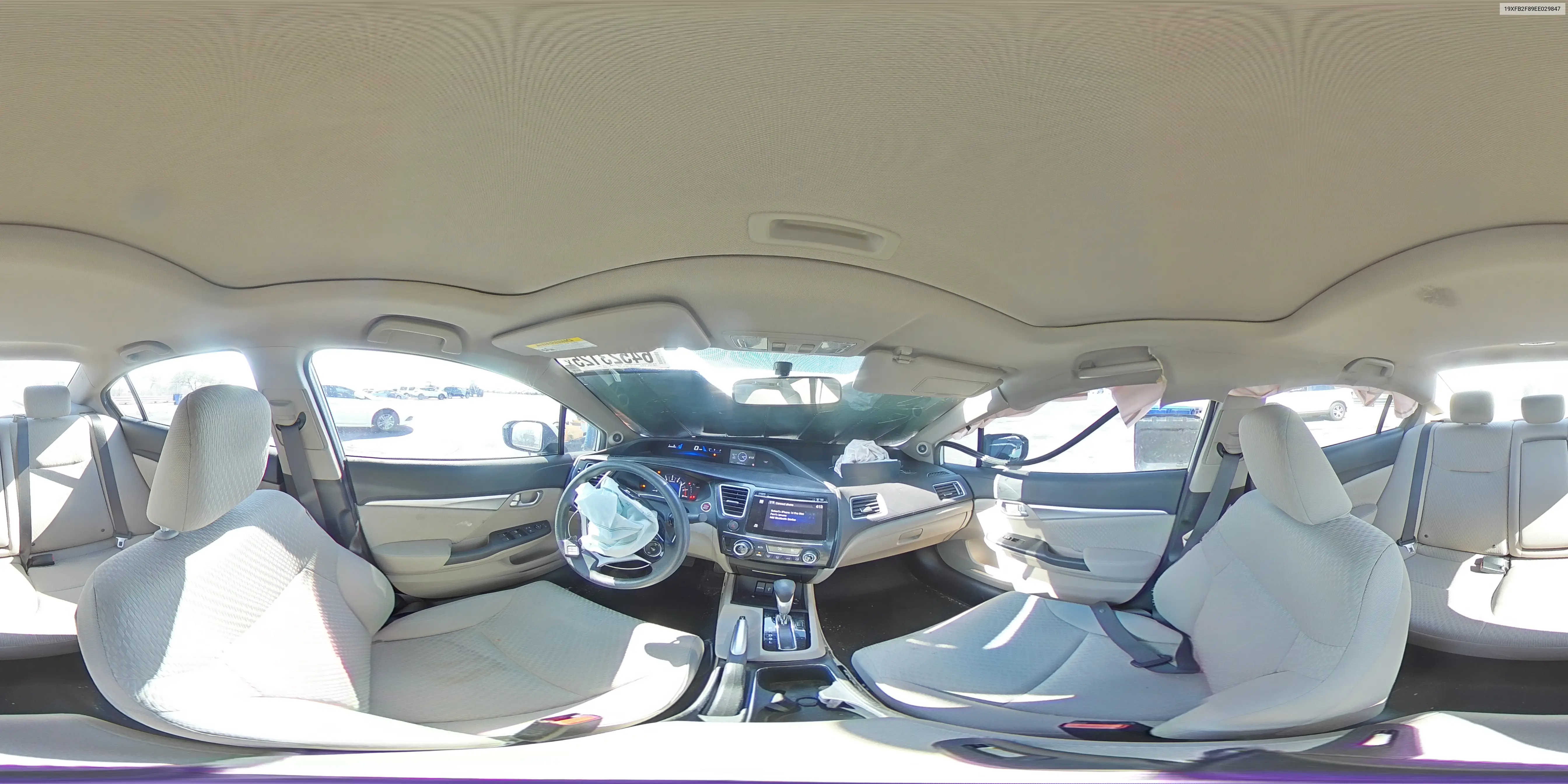 2014 Honda Civic Ex VIN: 19XFB2F89EE029847 Lot: 64523125