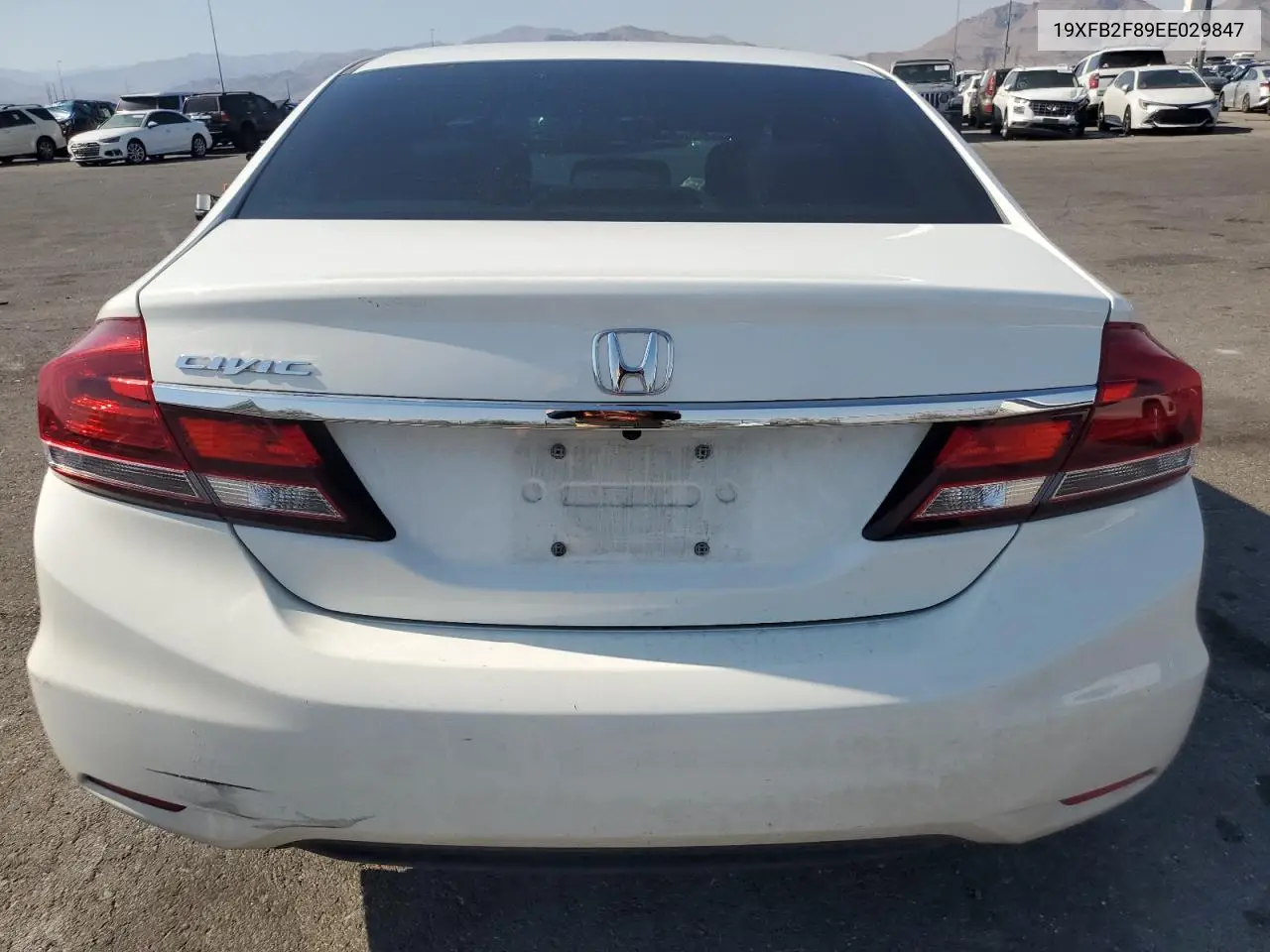 2014 Honda Civic Ex VIN: 19XFB2F89EE029847 Lot: 64523125