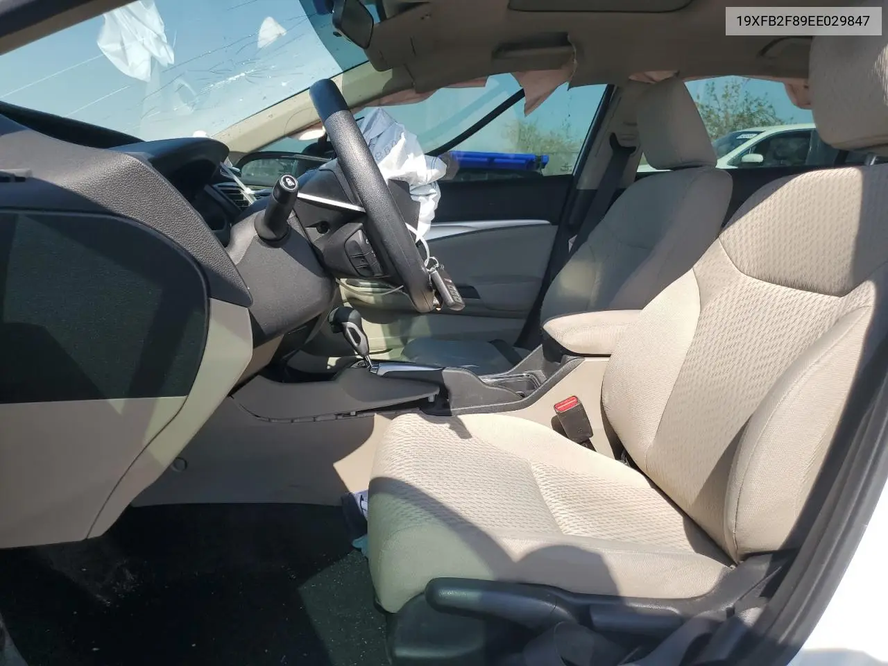 2014 Honda Civic Ex VIN: 19XFB2F89EE029847 Lot: 64523125