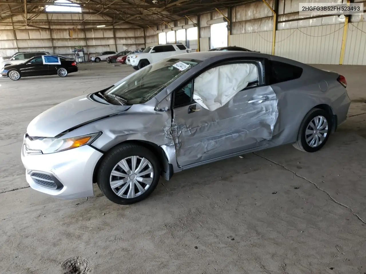 2015 Honda Civic Lx VIN: 2HGFG3B52FH523493 Lot: 43334415