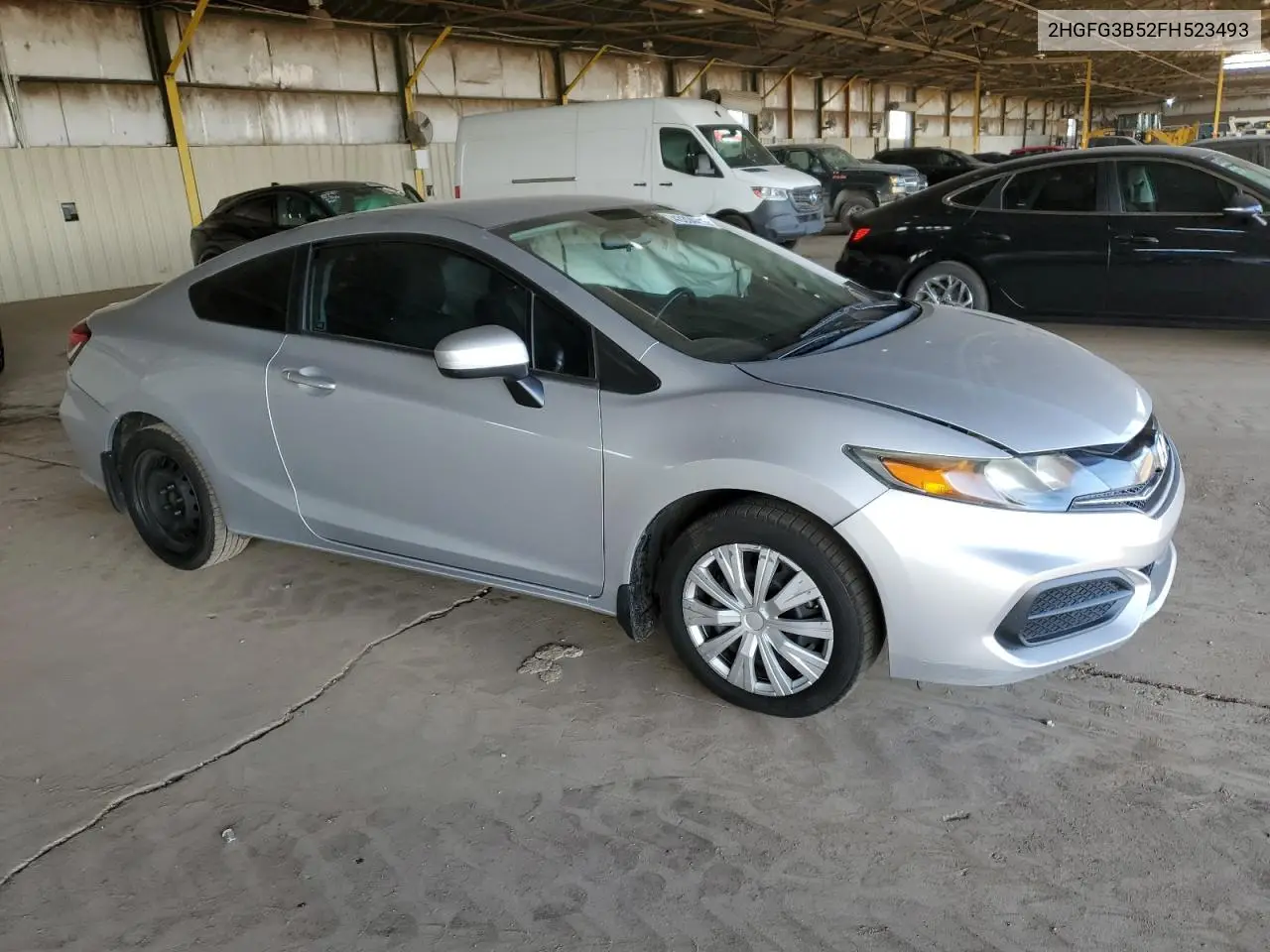 2015 Honda Civic Lx VIN: 2HGFG3B52FH523493 Lot: 43334415