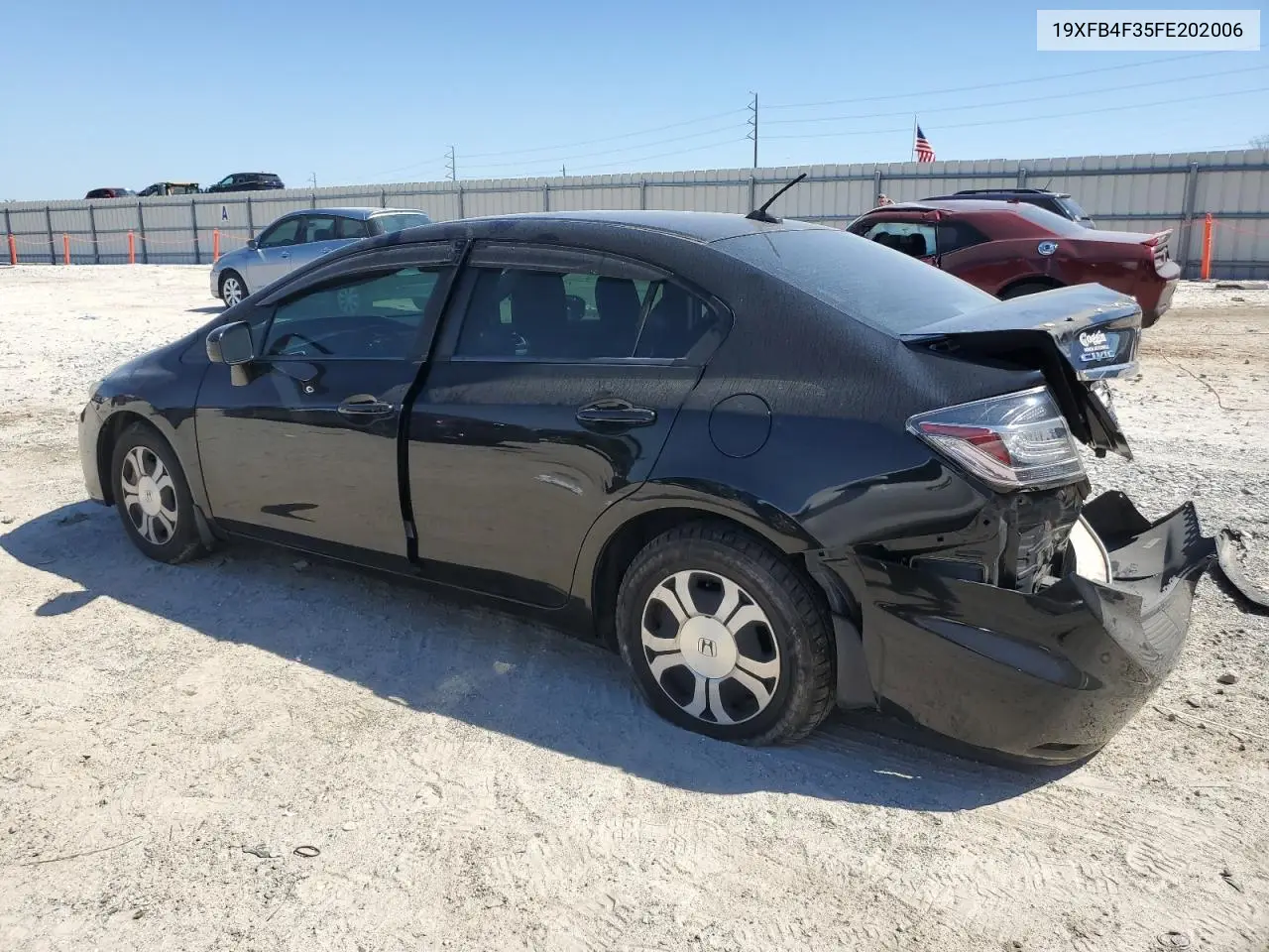 2015 Honda Civic Hybrid L VIN: 19XFB4F35FE202006 Lot: 48231745