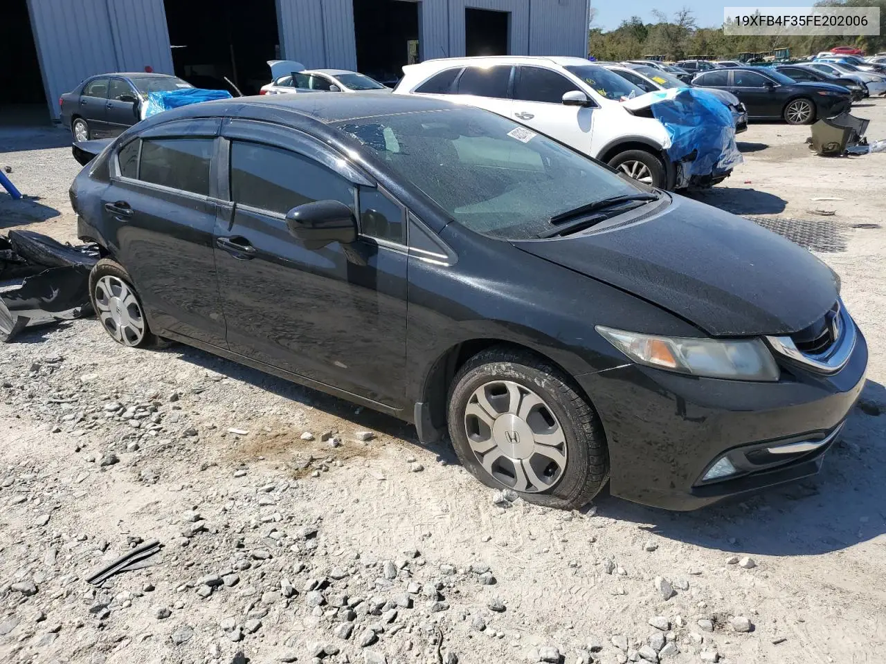 2015 Honda Civic Hybrid L VIN: 19XFB4F35FE202006 Lot: 48231745