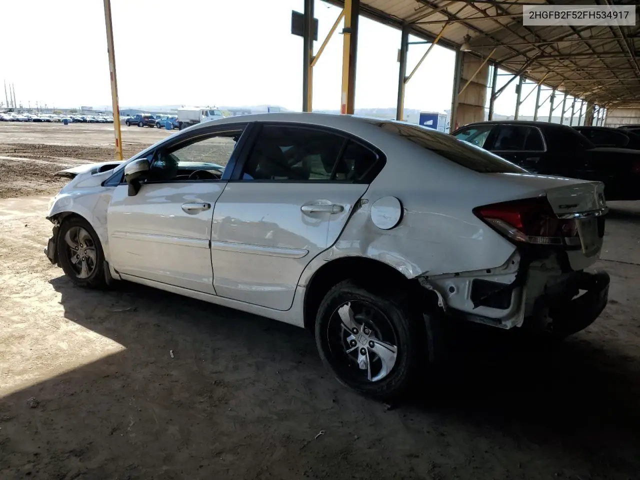 2015 Honda Civic Lx VIN: 2HGFB2F52FH534917 Lot: 49661065