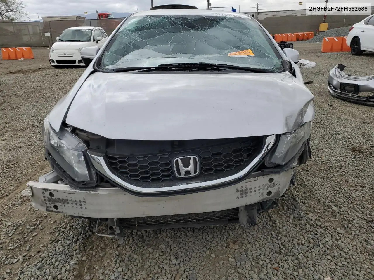 2015 Honda Civic Se VIN: 2HGFB2F72FH552688 Lot: 53386785