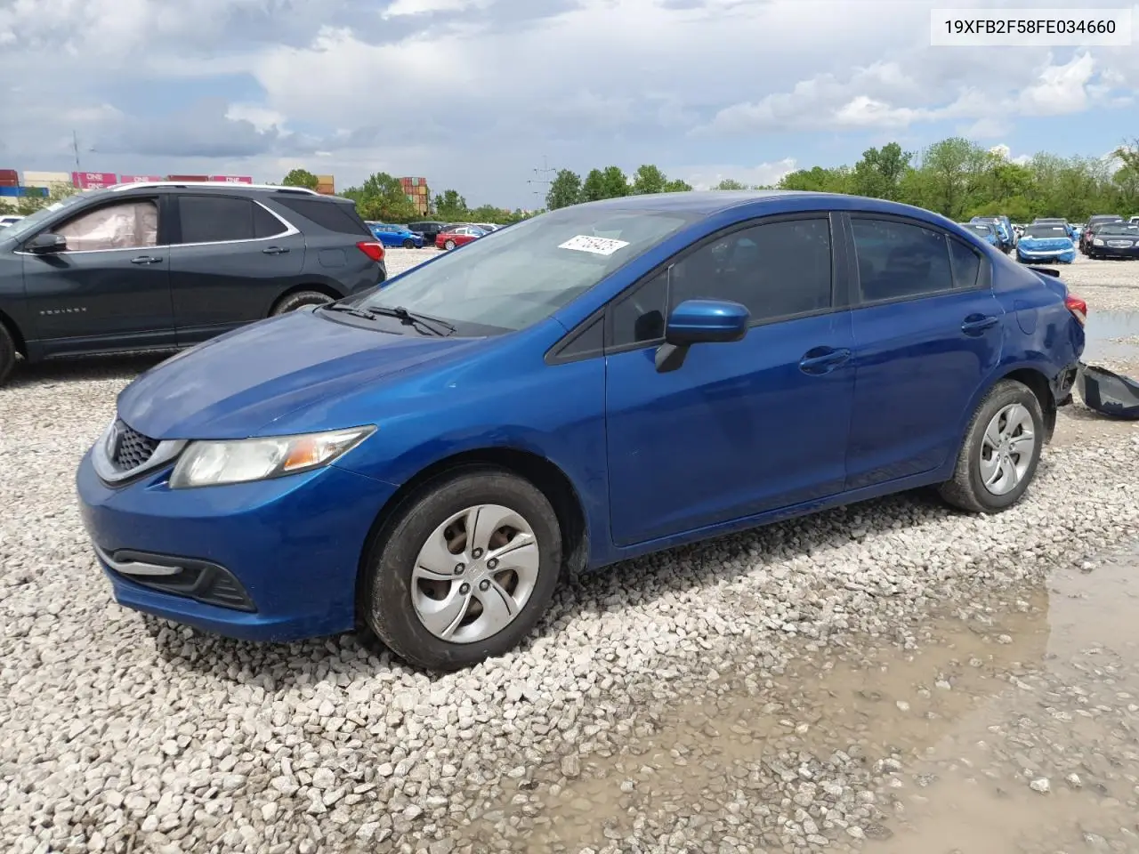 2015 Honda Civic Lx VIN: 19XFB2F58FE034660 Lot: 57153425