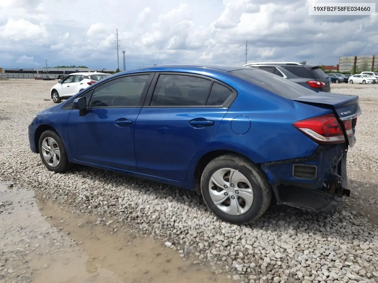 2015 Honda Civic Lx VIN: 19XFB2F58FE034660 Lot: 57153425