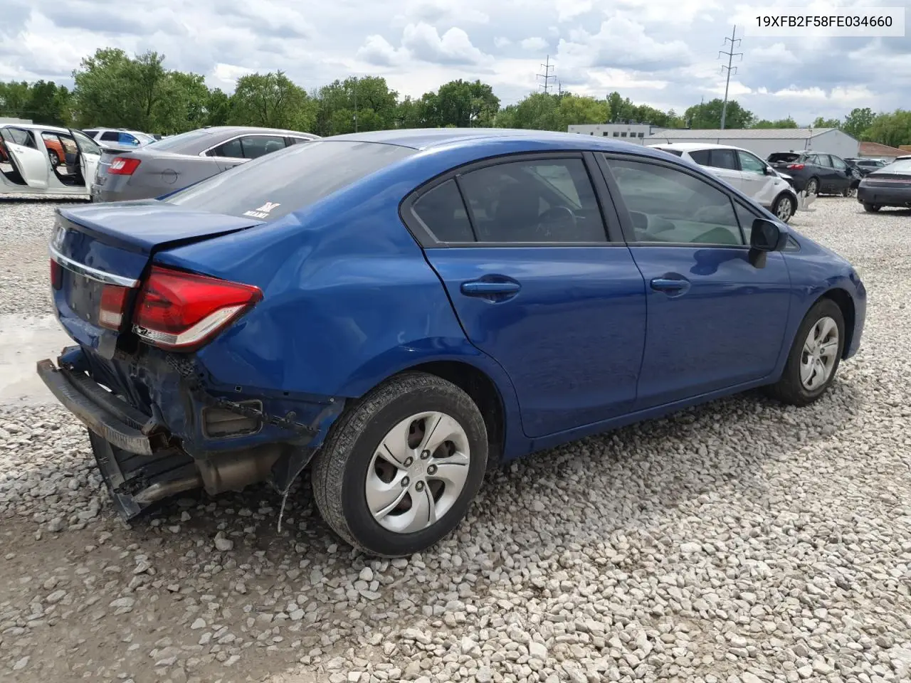 2015 Honda Civic Lx VIN: 19XFB2F58FE034660 Lot: 57153425