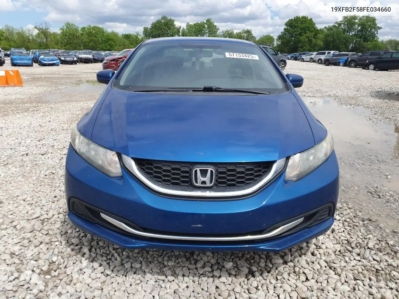 2015 Honda Civic Lx VIN: 19XFB2F58FE034660 Lot: 57153425