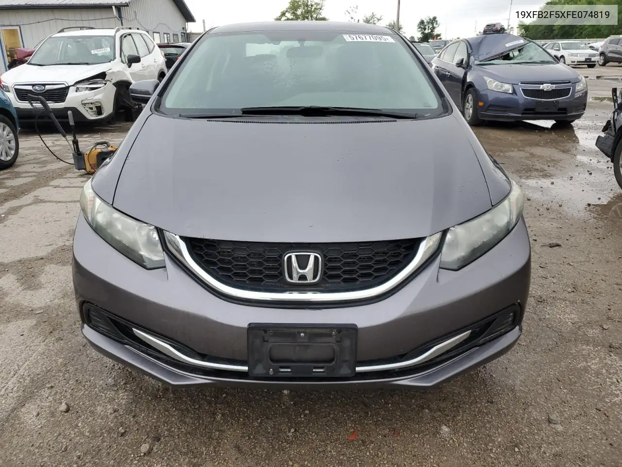 2015 Honda Civic Lx VIN: 19XFB2F5XFE074819 Lot: 57677095