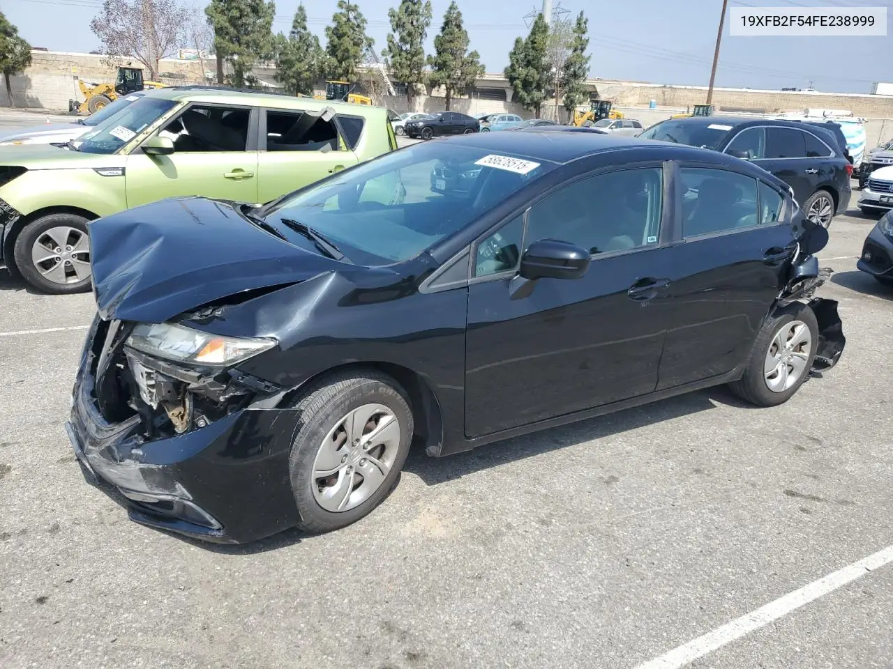 2015 Honda Civic Lx VIN: 19XFB2F54FE238999 Lot: 58628515