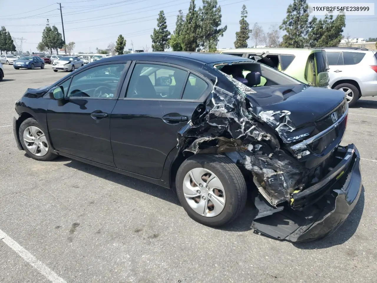 2015 Honda Civic Lx VIN: 19XFB2F54FE238999 Lot: 58628515