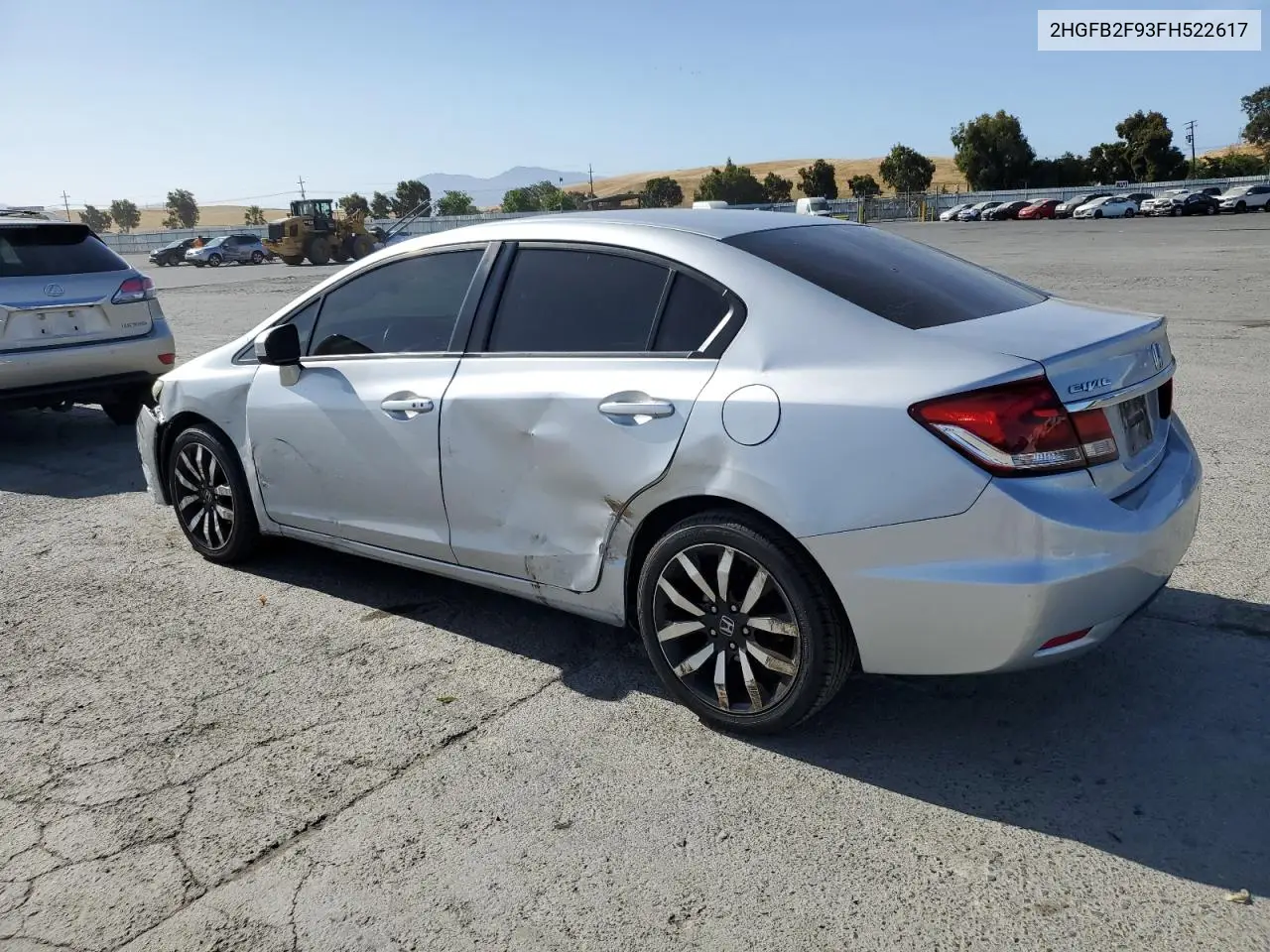 2015 Honda Civic Exl VIN: 2HGFB2F93FH522617 Lot: 61963405