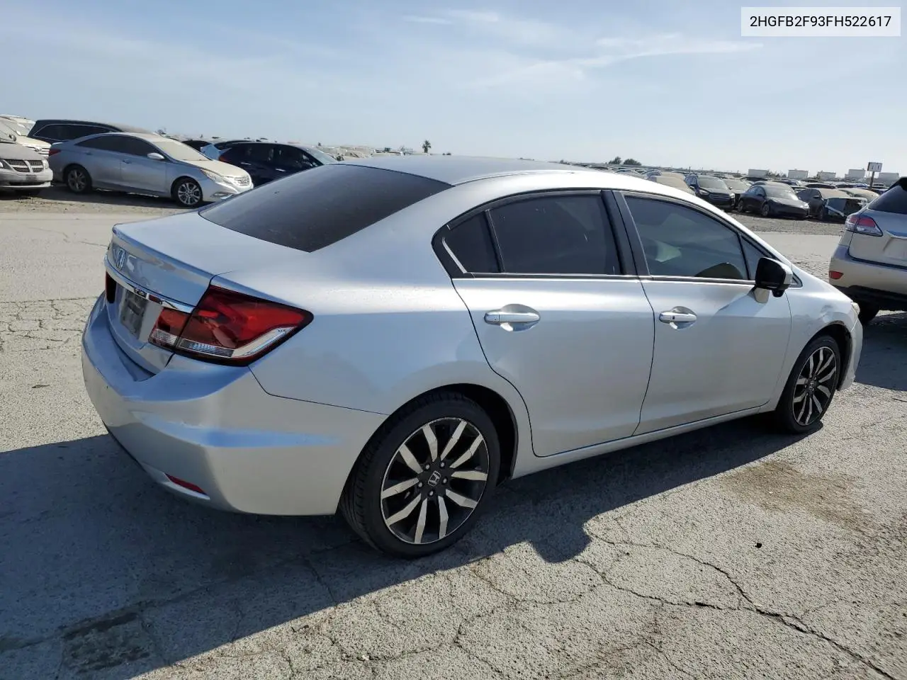 2015 Honda Civic Exl VIN: 2HGFB2F93FH522617 Lot: 61963405