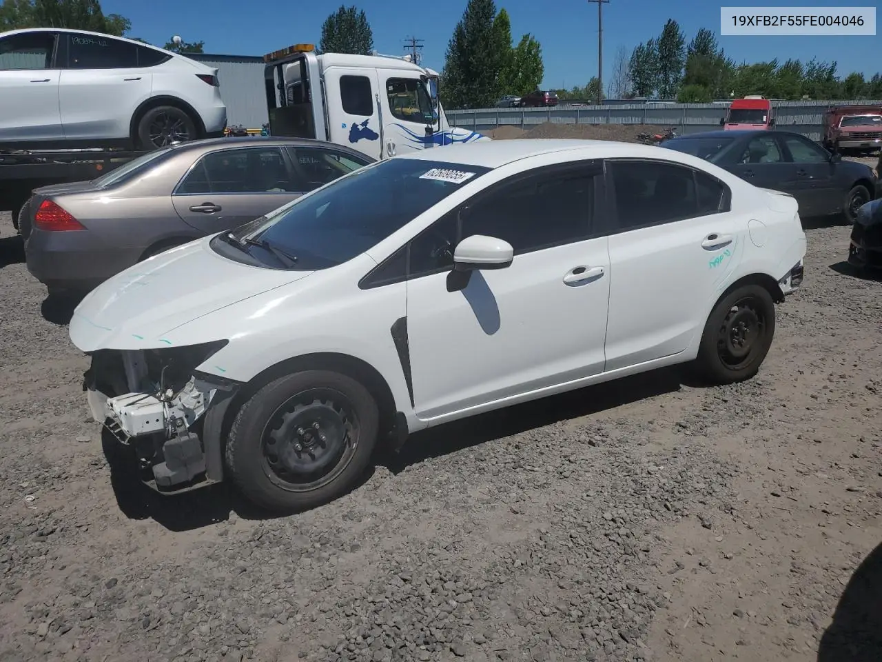 2015 Honda Civic Lx VIN: 19XFB2F55FE004046 Lot: 62609055