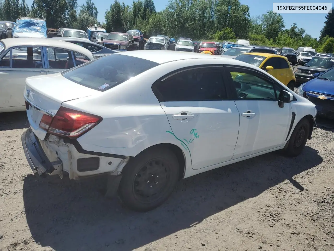 2015 Honda Civic Lx VIN: 19XFB2F55FE004046 Lot: 62609055