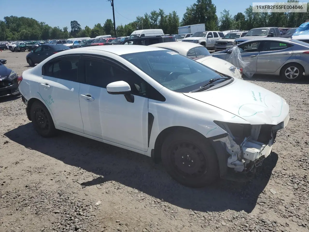 2015 Honda Civic Lx VIN: 19XFB2F55FE004046 Lot: 62609055