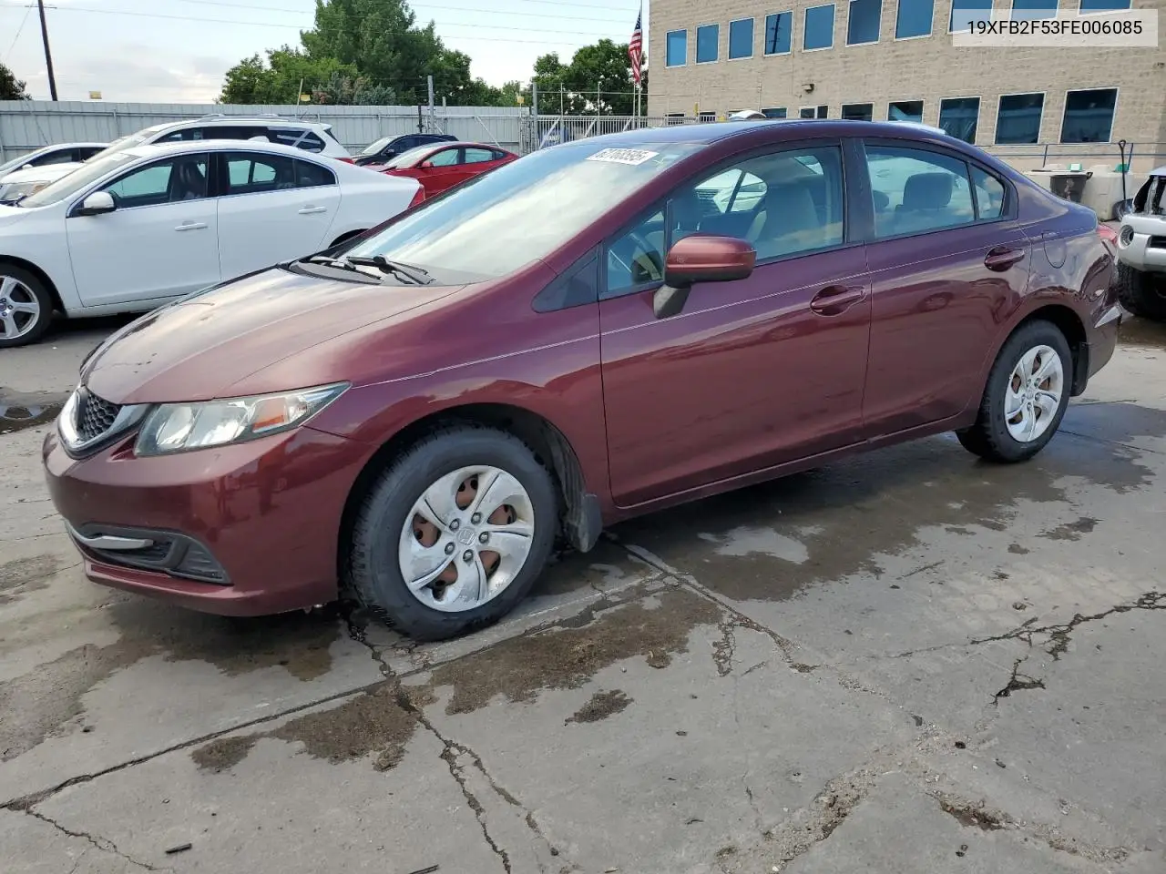2015 Honda Civic Lx VIN: 19XFB2F53FE006085 Lot: 62768595