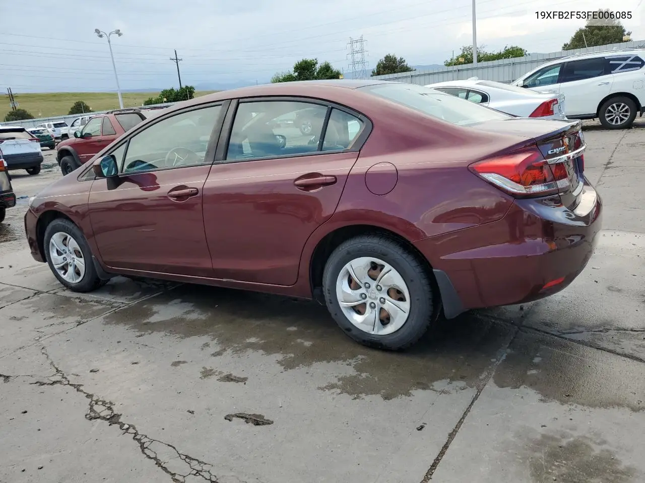 2015 Honda Civic Lx VIN: 19XFB2F53FE006085 Lot: 62768595