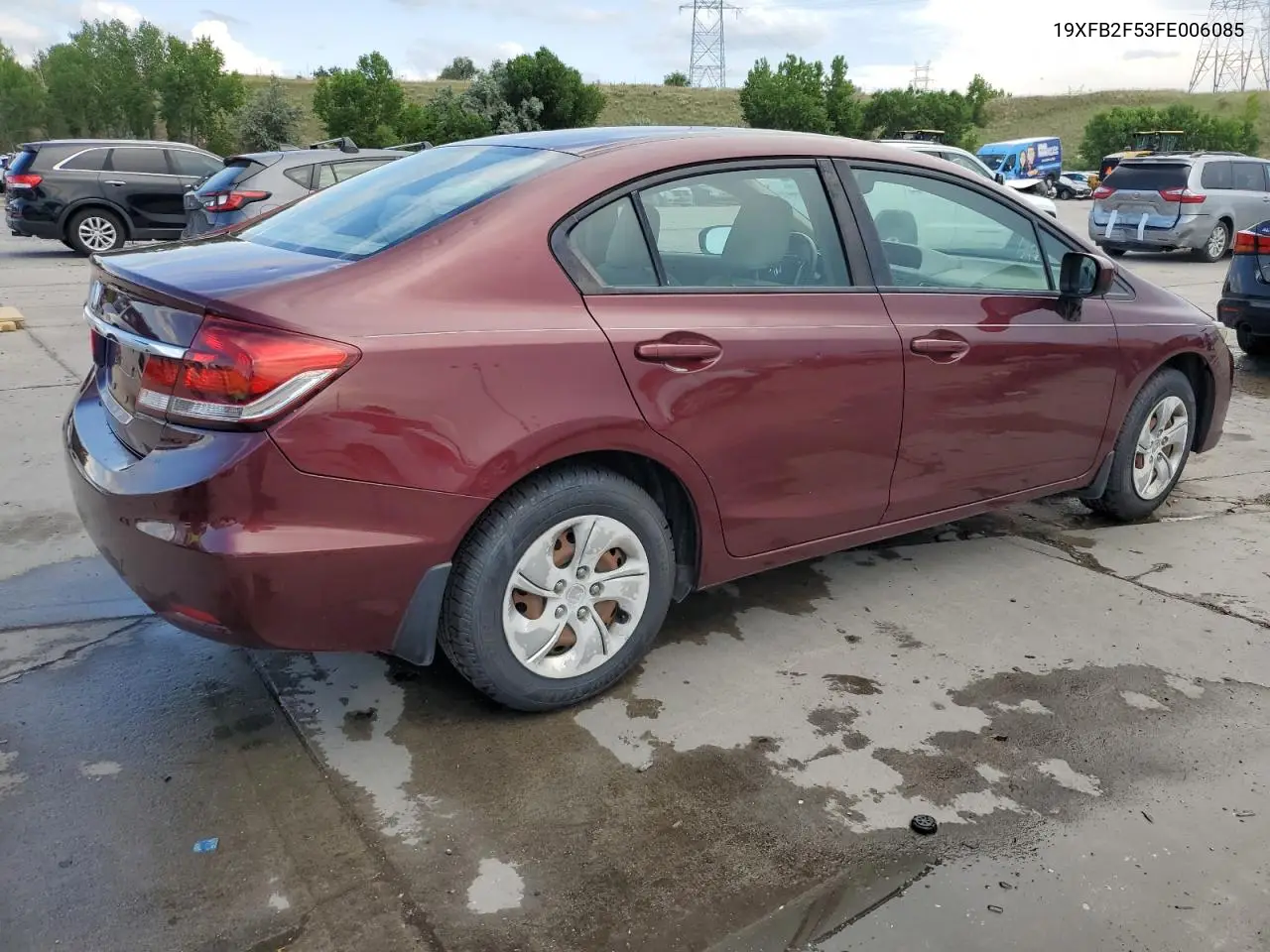 2015 Honda Civic Lx VIN: 19XFB2F53FE006085 Lot: 62768595