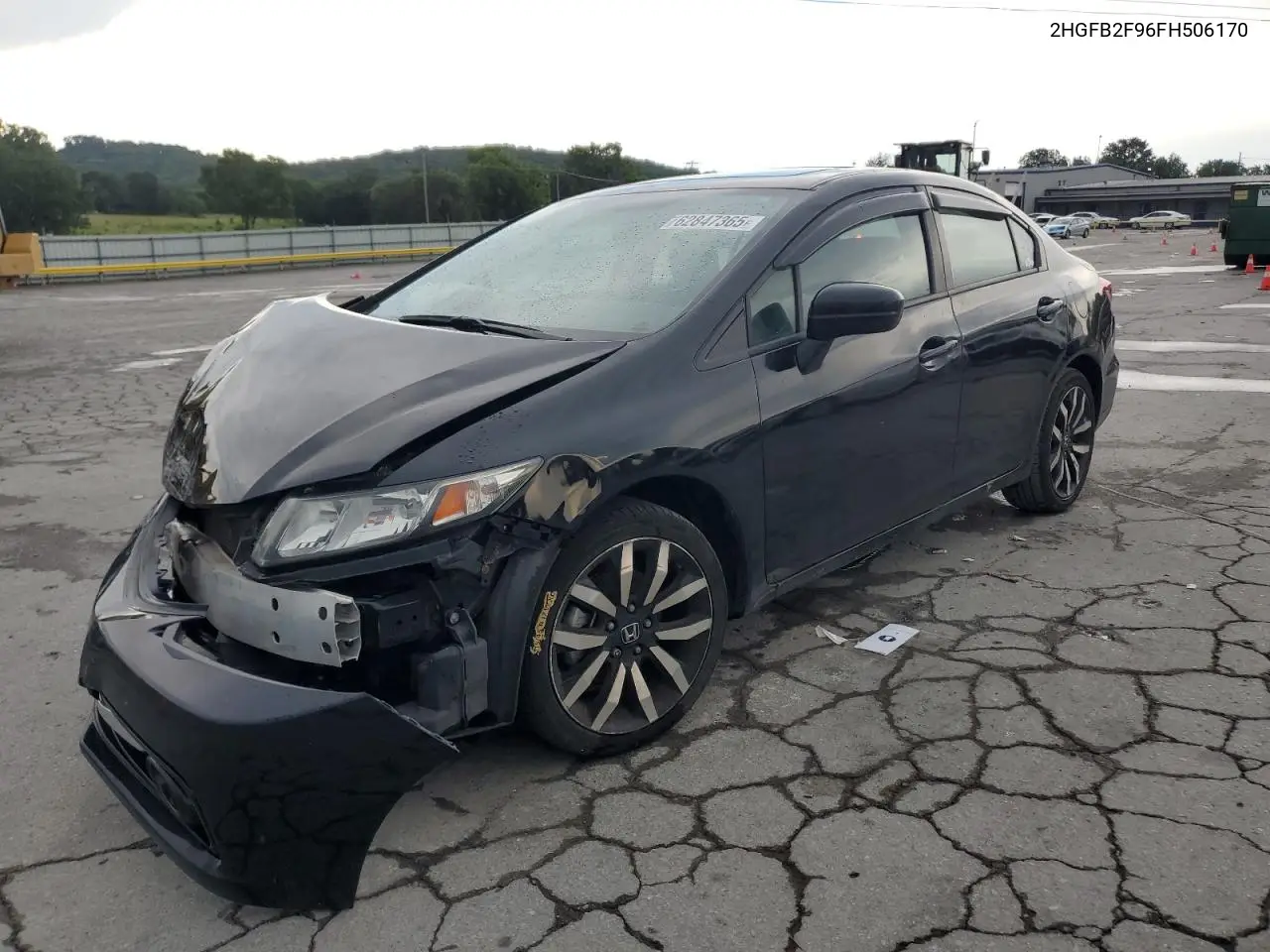 2015 Honda Civic Exl VIN: 2HGFB2F96FH506170 Lot: 62847365